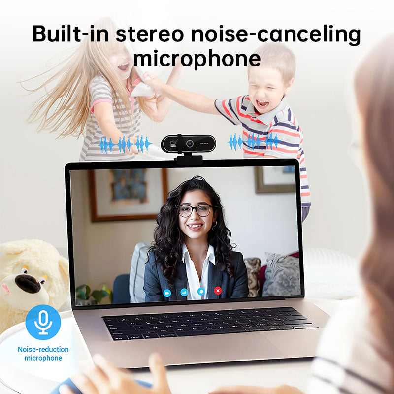 4K Autofocus Webcam With Microphon - Full HD USB Camera