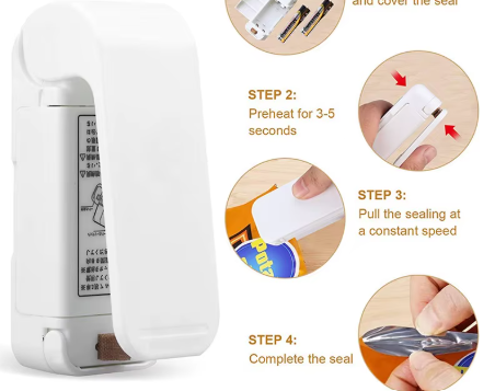 Mini Heat Bag Sealer-Portable Food Bag Sealing Tool