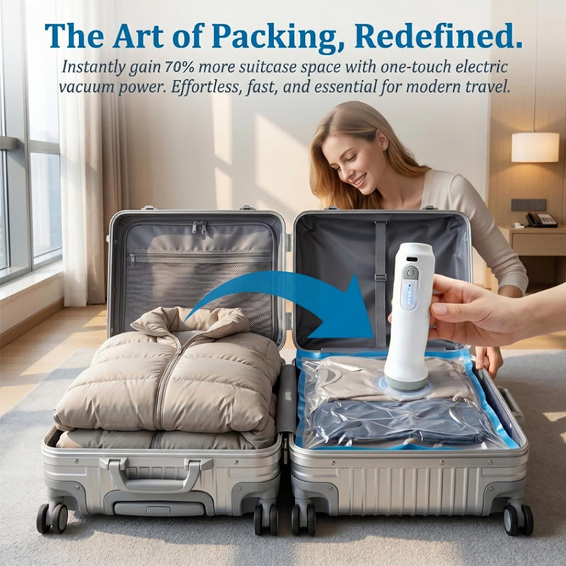 Rechargeable Vacuum Pump, Storage Bags
